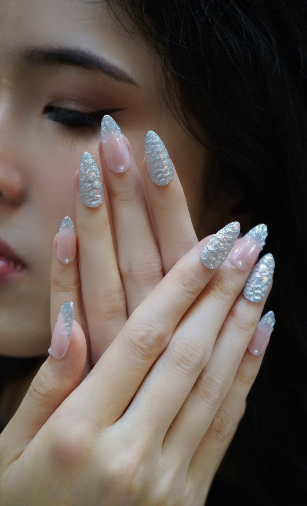 Silver Lilac Mermaid